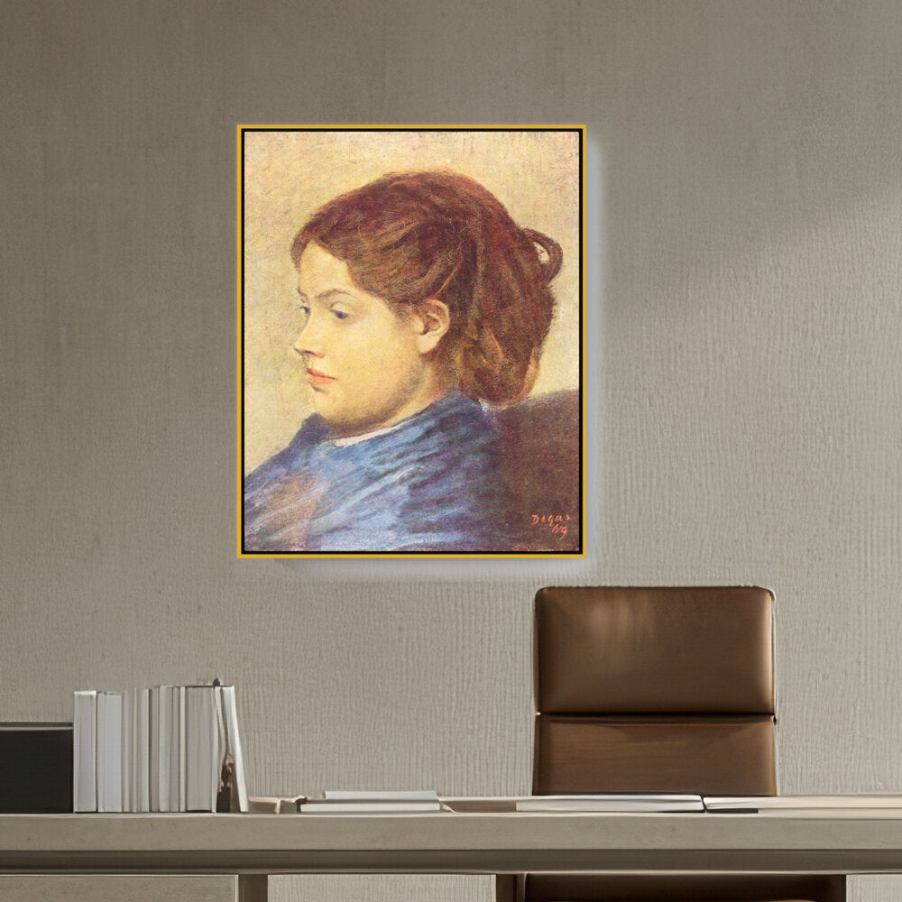 Portrait Of Mademoiselle Dobig - FLOATING FRAME