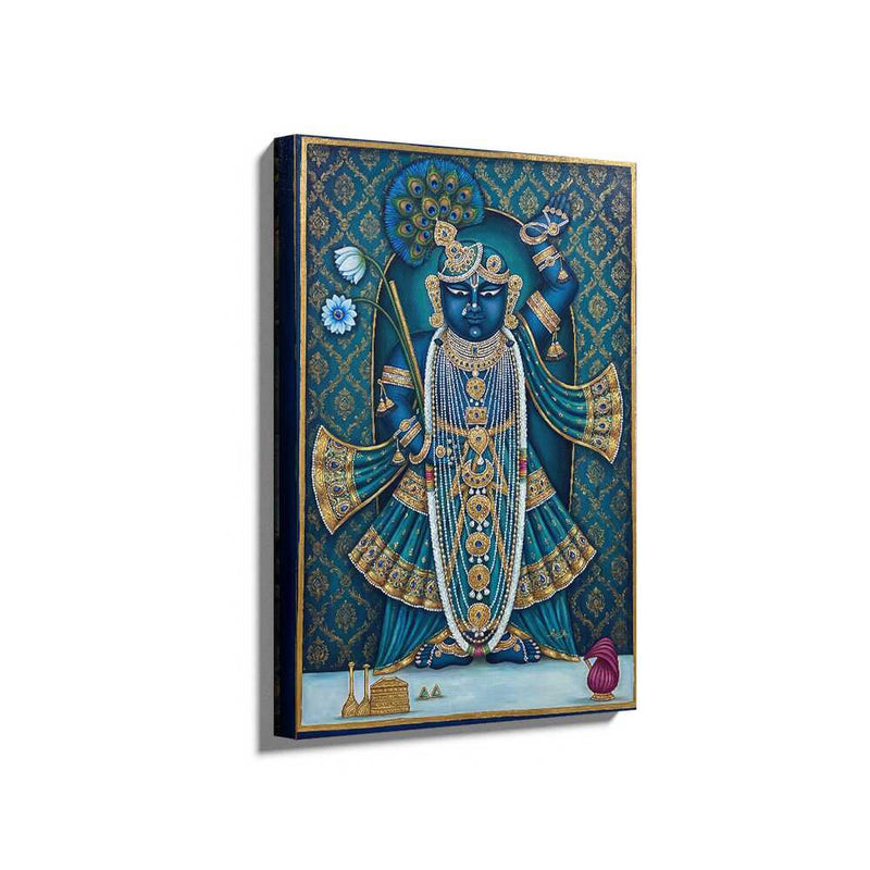 Picasoul - Picasoul Curated - Lord Krishna In Traditional Attire - Wall Decor