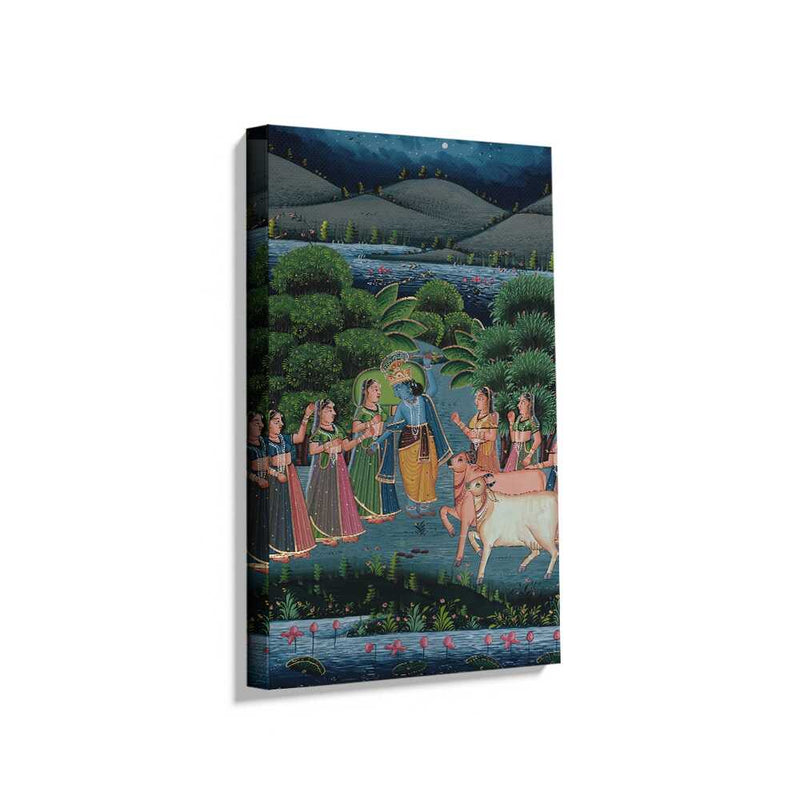 Picasoul - Picasoul Curated - Krishna With Gopis - Wall Decor