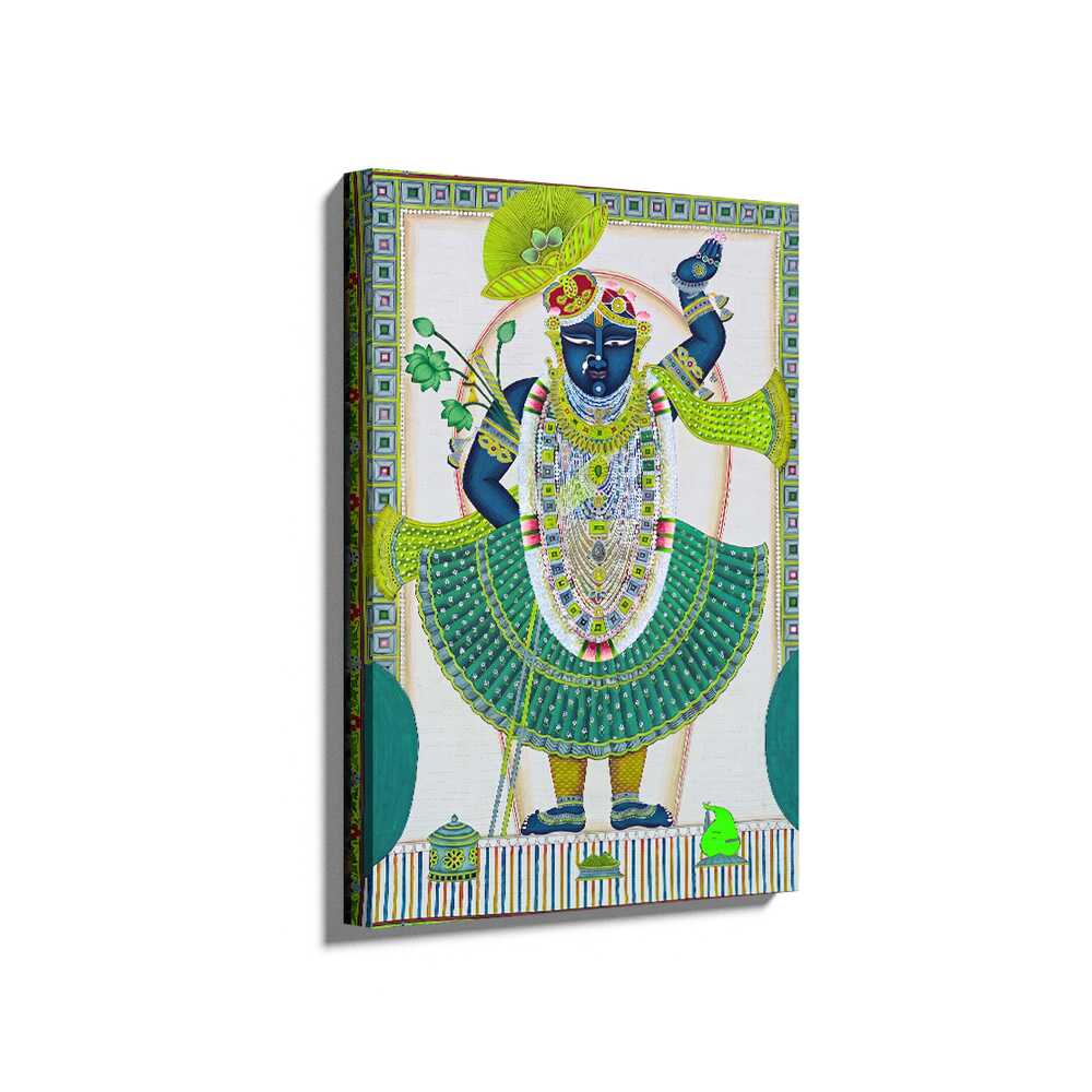 Picasoul - Picasoul Curated - Vibrant Deity In Traditional Attire - Wall Decor