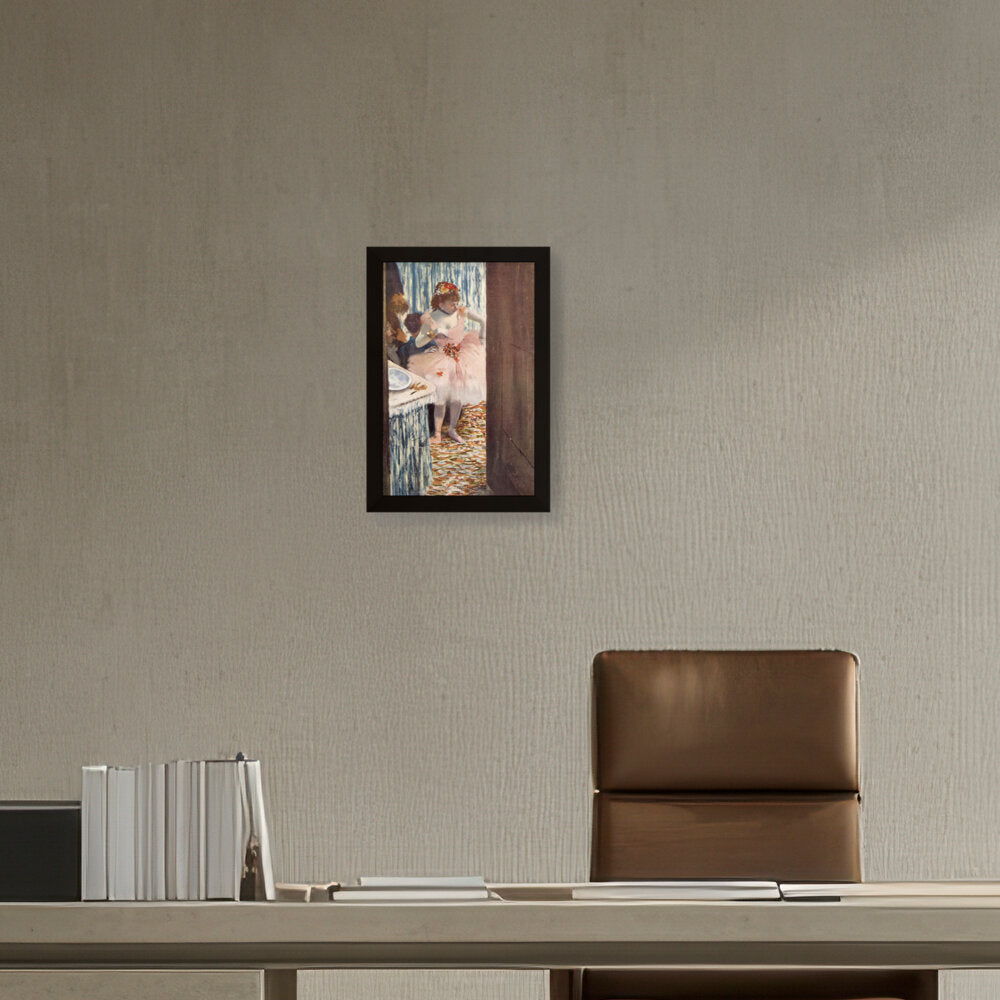 Dancer In Her Box - Framed Canvas