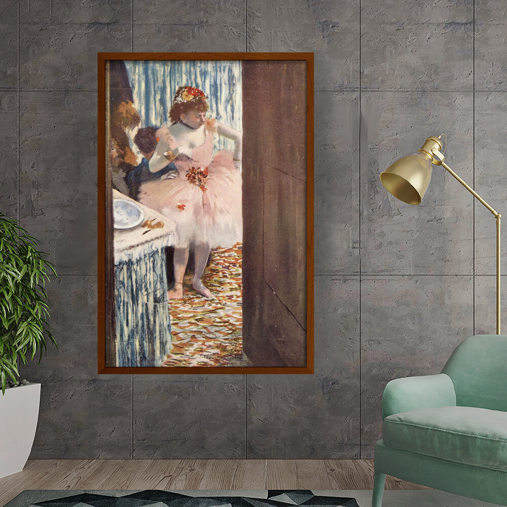 Dancer In Her Box - Framed Canvas