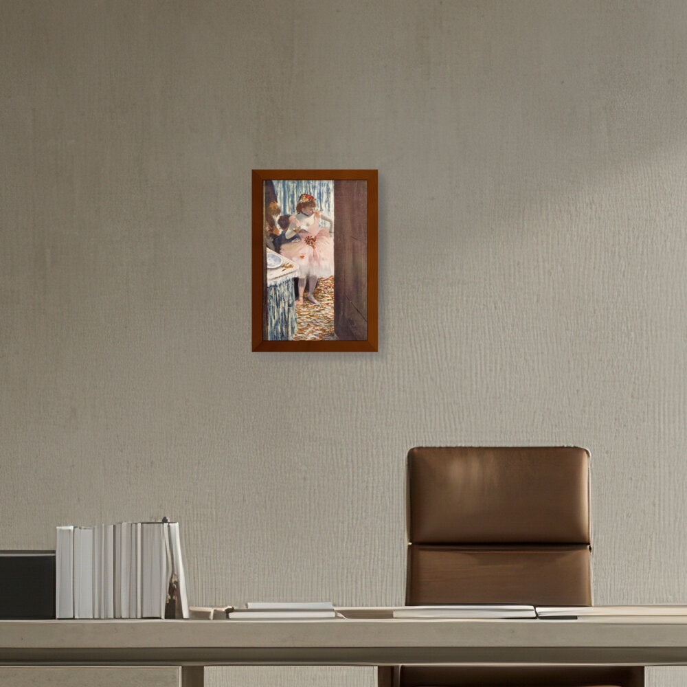 Dancer In Her Box - Framed Canvas