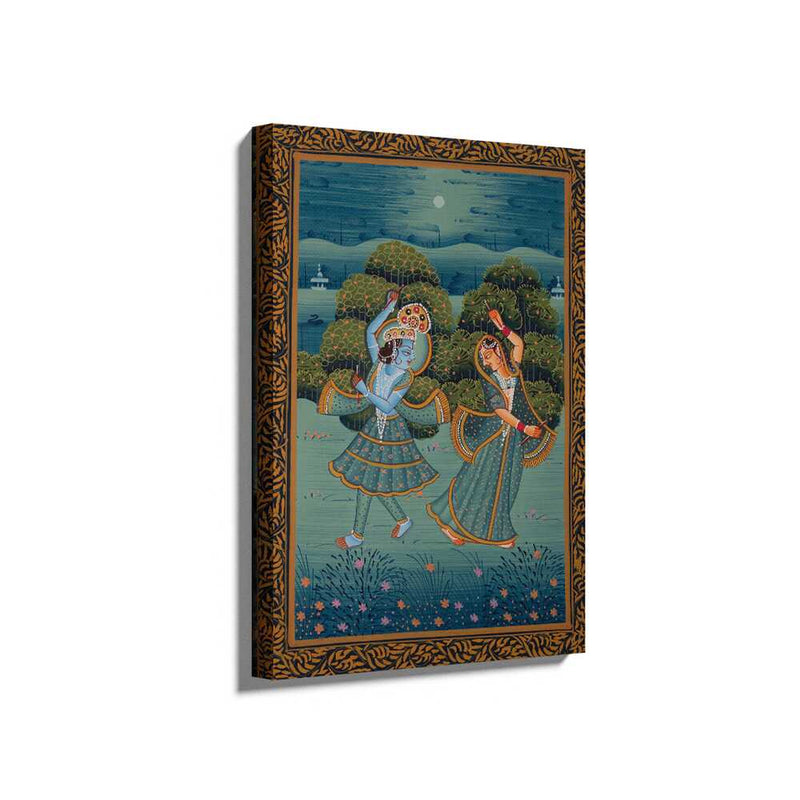 Picasoul - Picasoul Curated - Divine Dance Of Krishna And Radha - Wall Decor