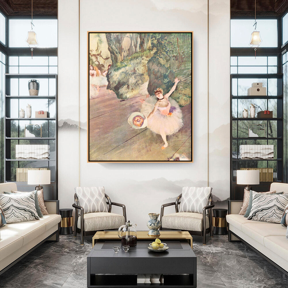 Dancer With A Bouquet - FLOATING FRAME