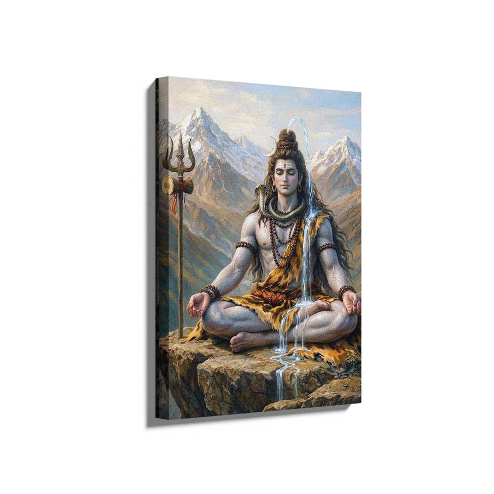 Picasoul - Picasoul Curated - Meditative Shiva In The Mountains - Wall Decor