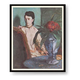 Woman With The Oriental Vase - WALL MOUNT FRAME