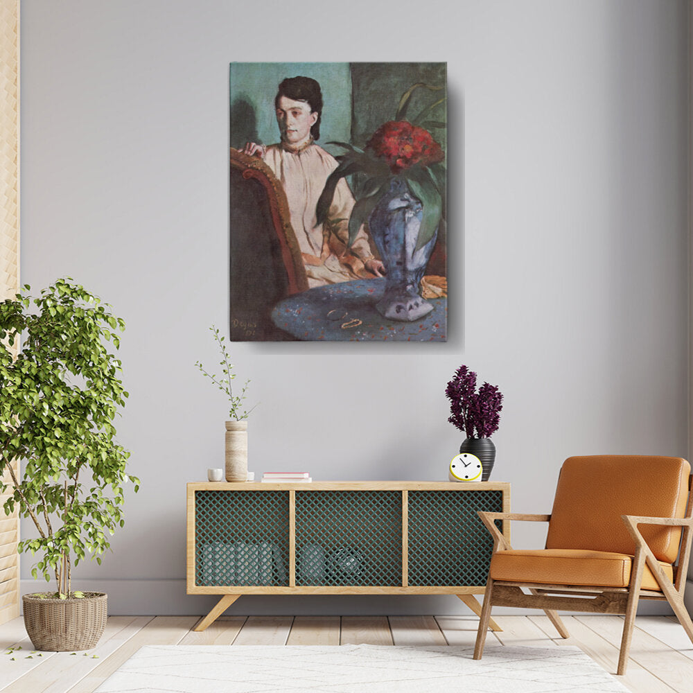 Woman With The Oriental Vase