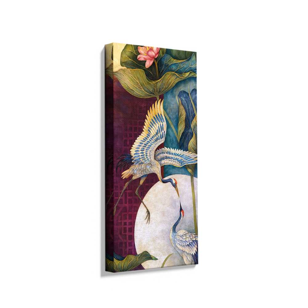 Picasoul - Picasoul Curated - Cranes In Lotus Garden - Wall Decor