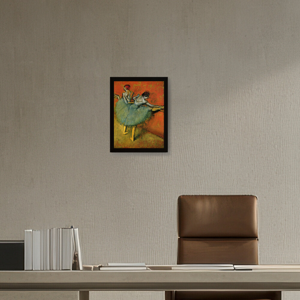 Dancers At The Barre - Framed Canvas