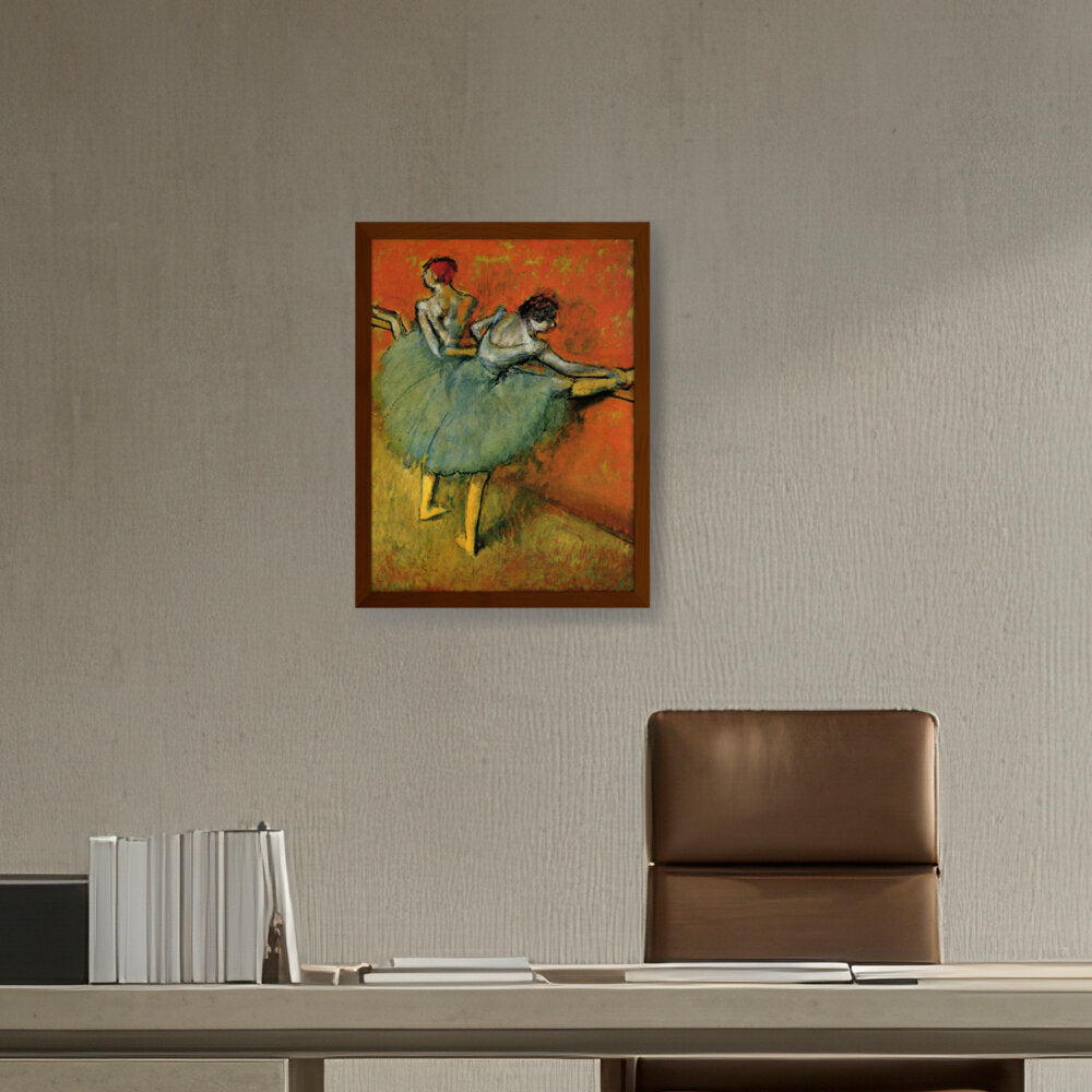 Dancers At The Barre - Framed Canvas