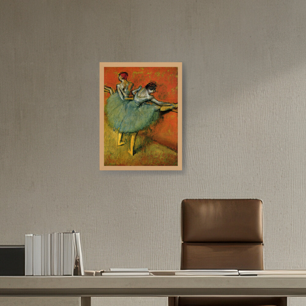 Dancers At The Barre - Framed Canvas