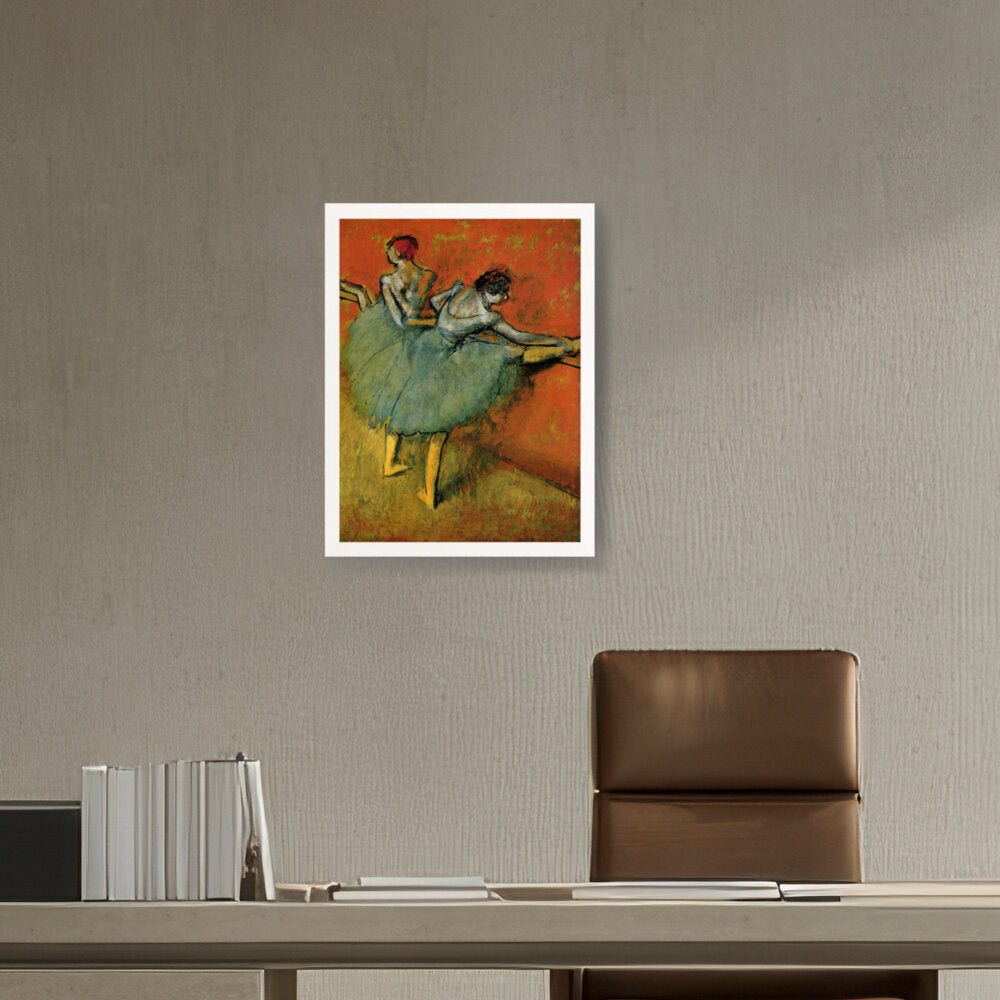 Dancers At The Barre - Framed Canvas