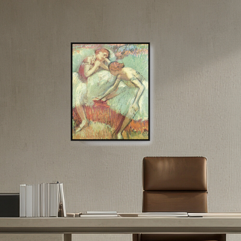 Dancers In Green - FLOATING FRAME
