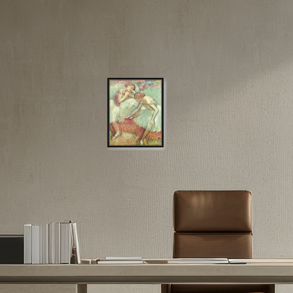 Dancers In Green - FLOATING FRAME