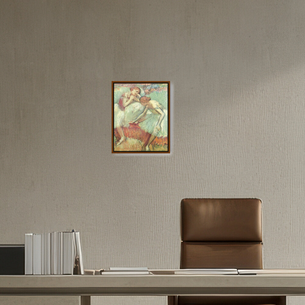 Dancers In Green - FLOATING FRAME