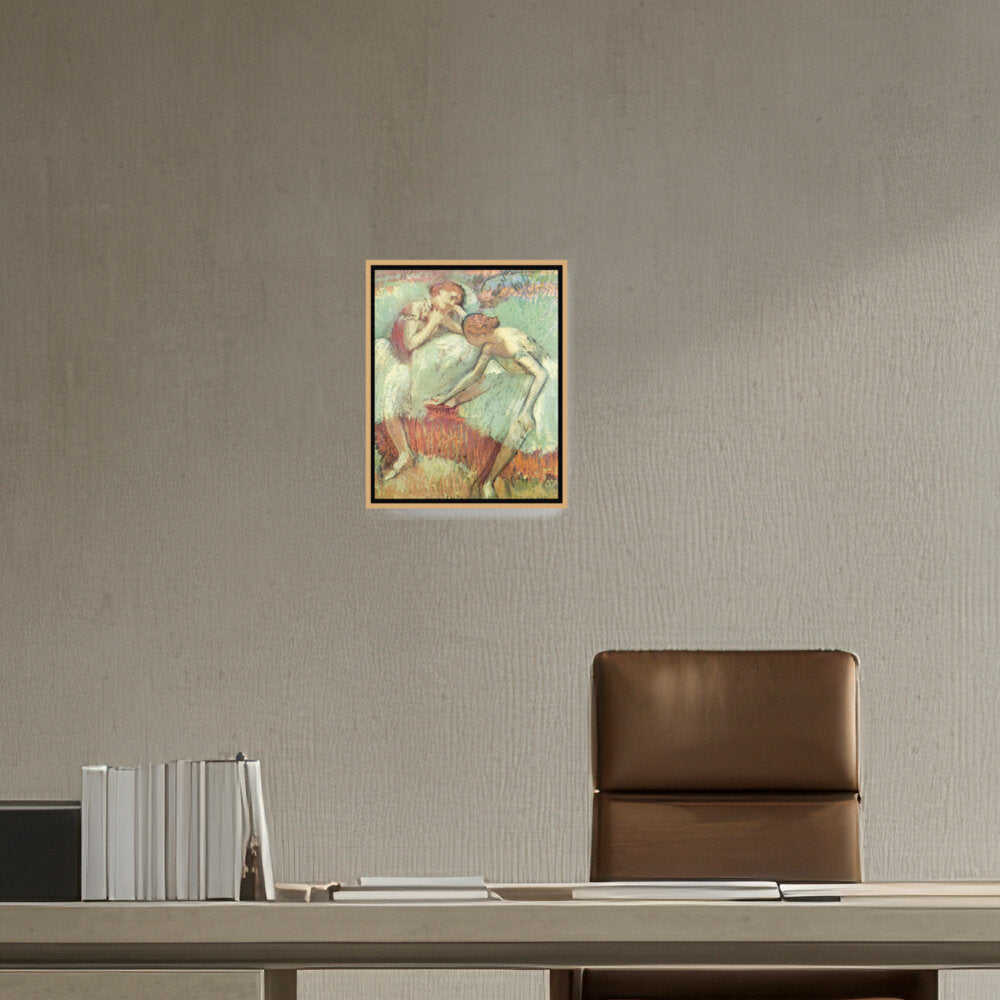 Dancers In Green - FLOATING FRAME