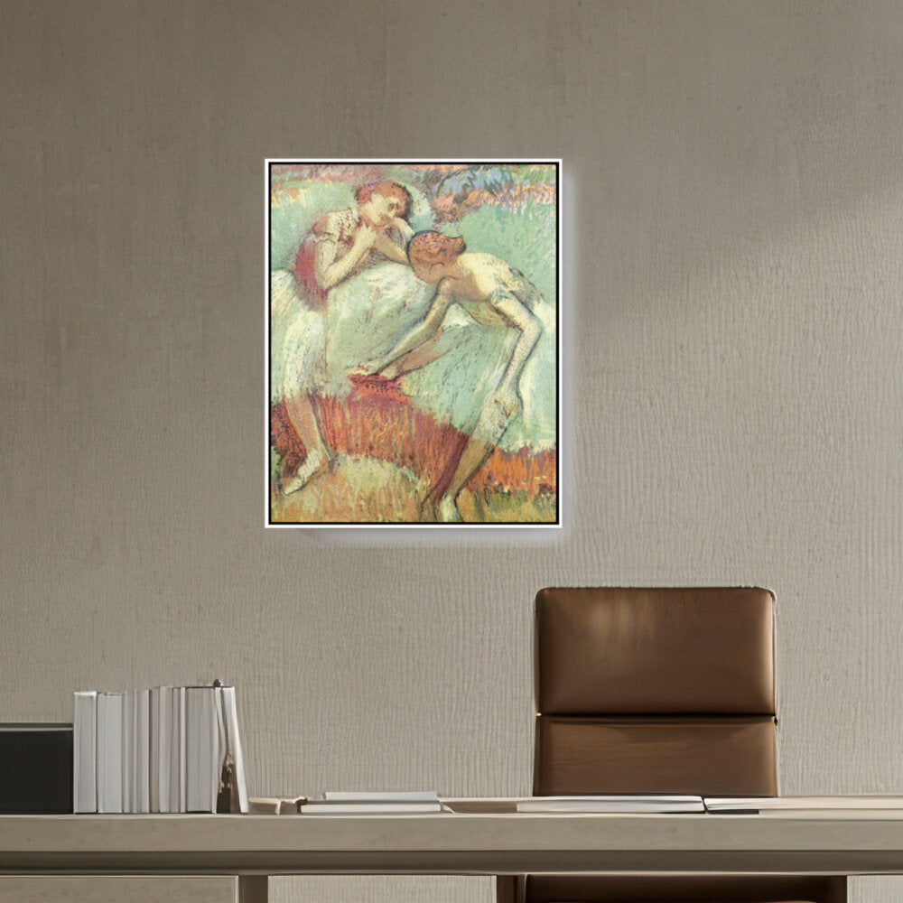 Dancers In Green - FLOATING FRAME