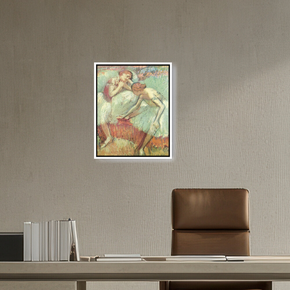 Dancers In Green - FLOATING FRAME