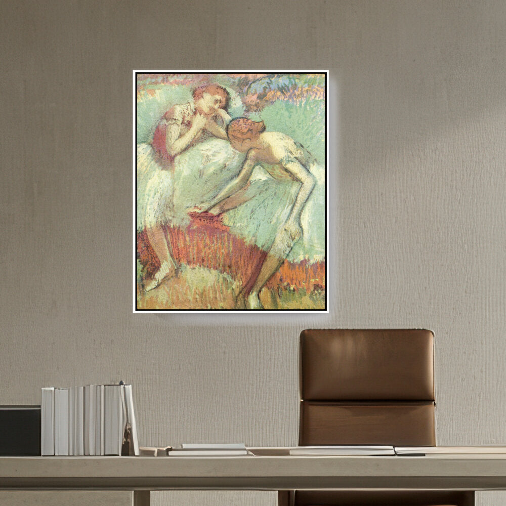 Dancers In Green - FLOATING FRAME