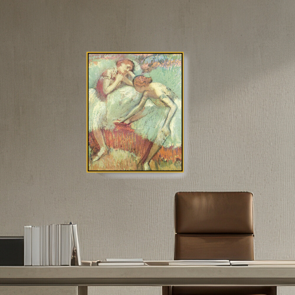Dancers In Green - FLOATING FRAME
