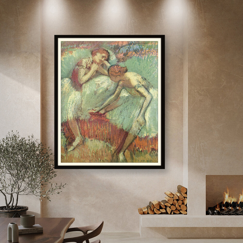 Dancers In Green - WALL MOUNT FRAME