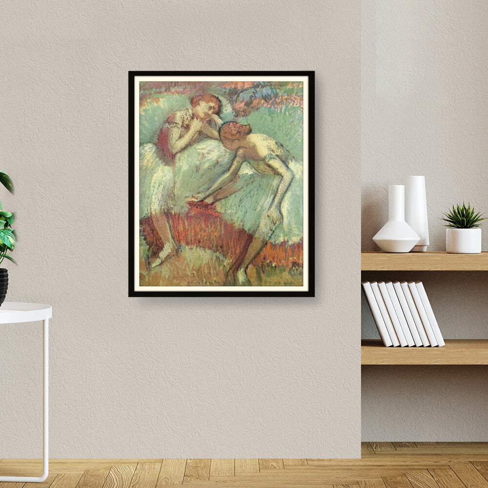 Dancers In Green - WALL MOUNT FRAME