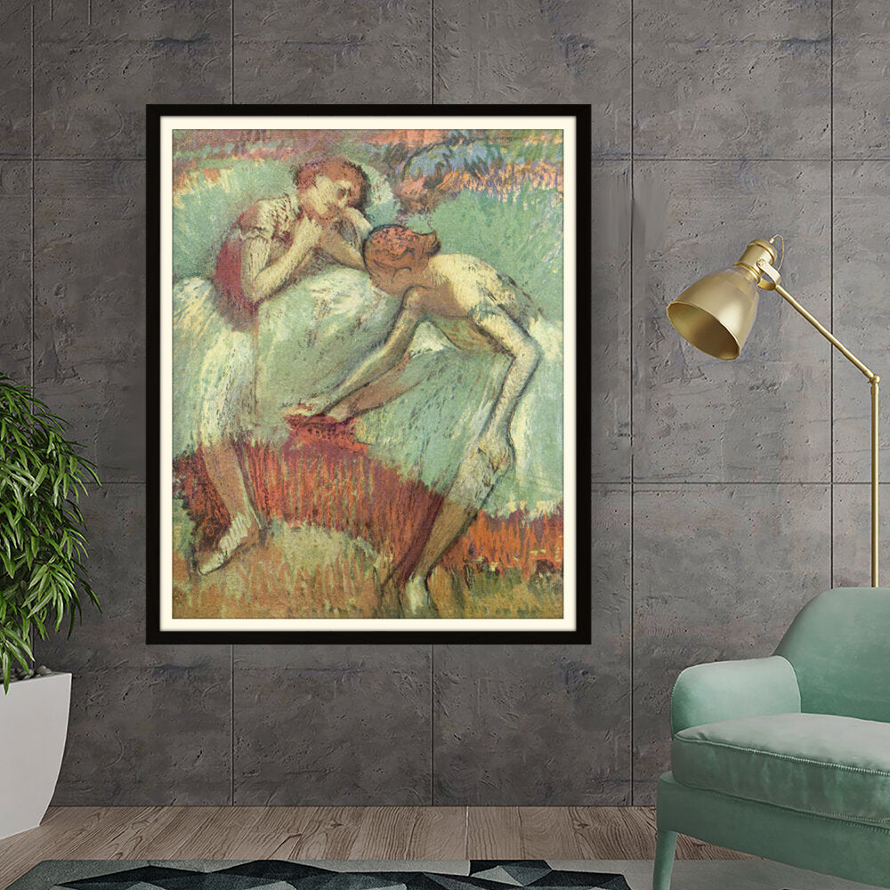 Dancers In Green - WALL MOUNT FRAME