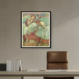 Artist1 - Art - Dancers In Green - WALL MOUNT FRAME