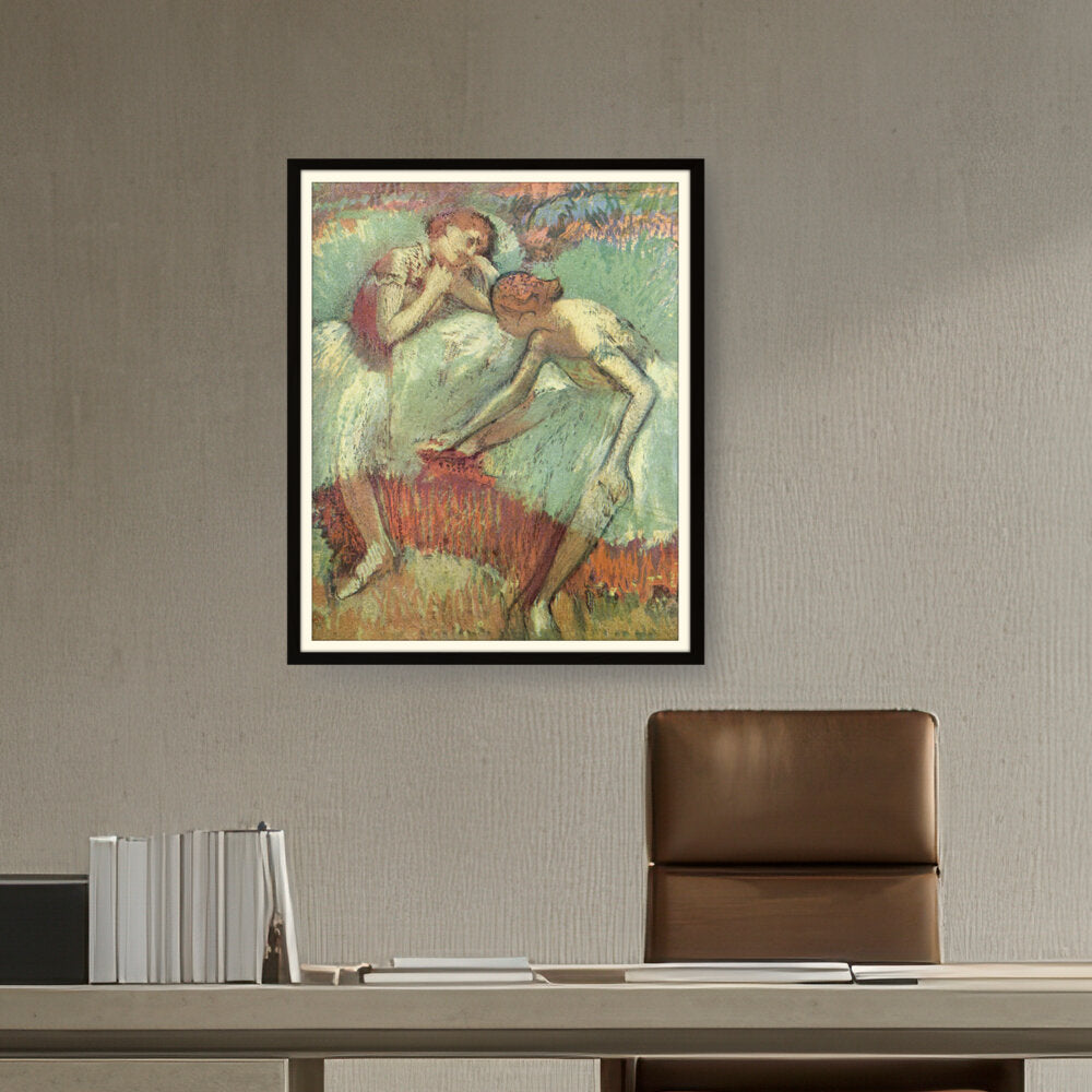 Dancers In Green - WALL MOUNT FRAME