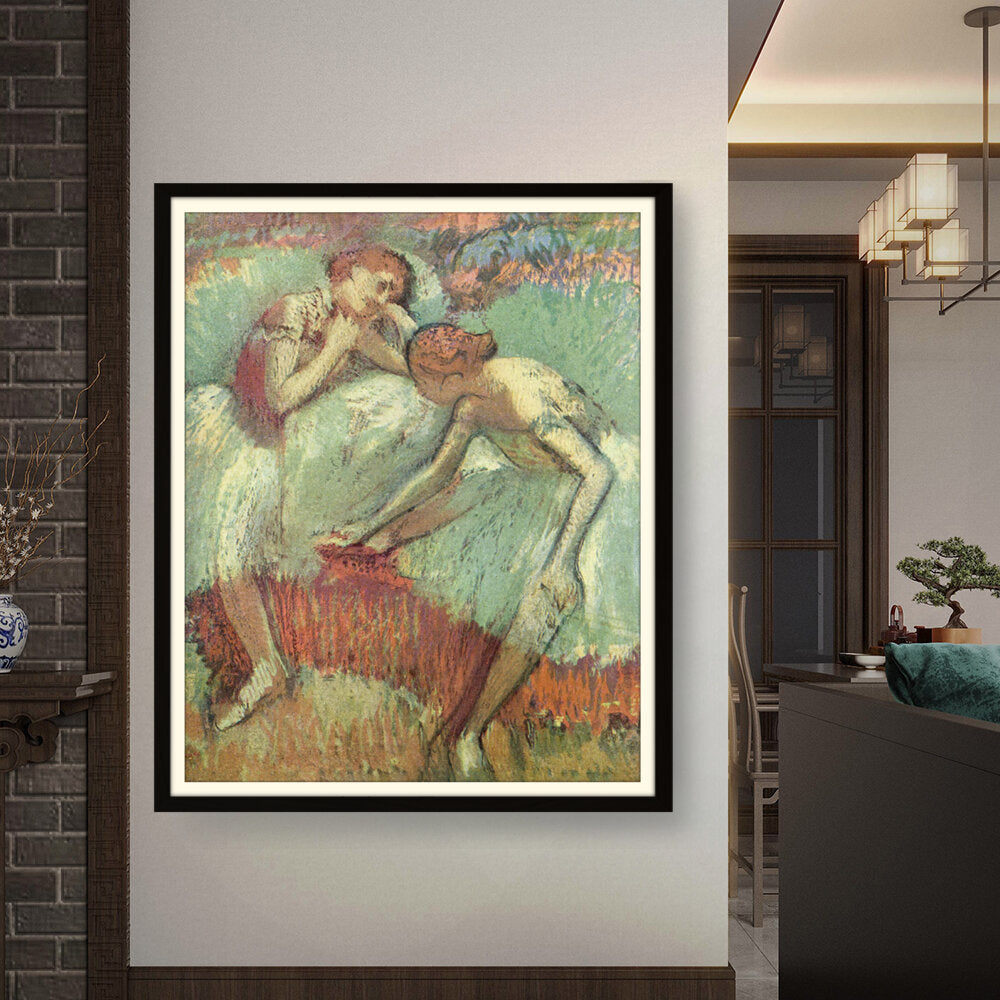 Dancers In Green - WALL MOUNT FRAME