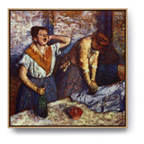 Woman Ironing - FLOATING FRAME
