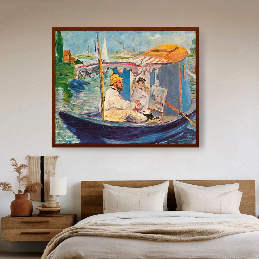 Studio Boat - Framed Canvas