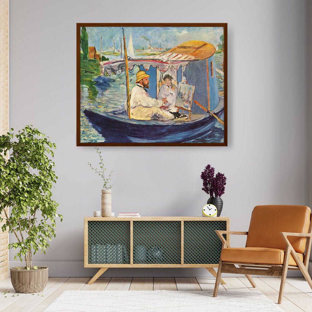 Studio Boat - Framed Canvas