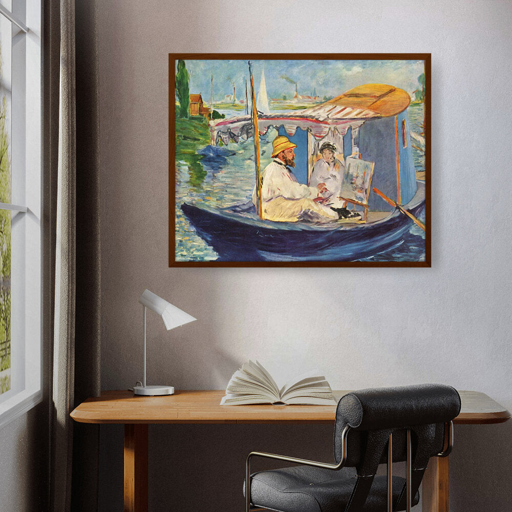 Studio Boat - Framed Canvas