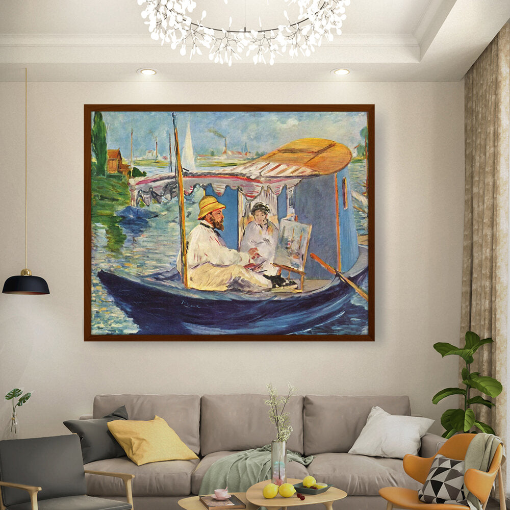 Studio Boat - Framed Canvas