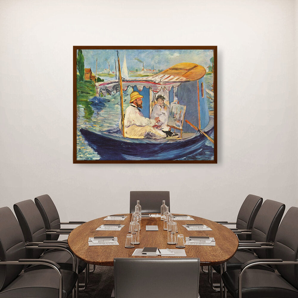 Studio Boat - Framed Canvas