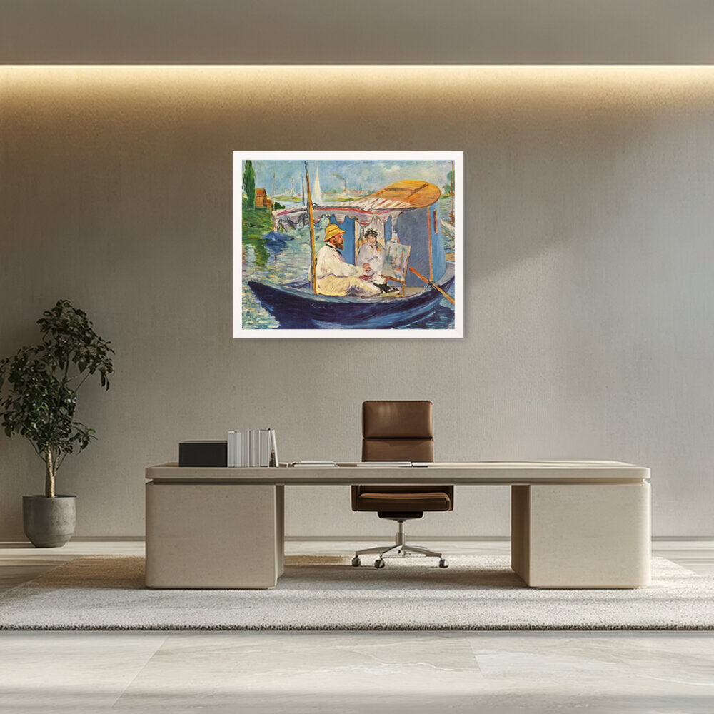 Studio Boat - Framed Canvas