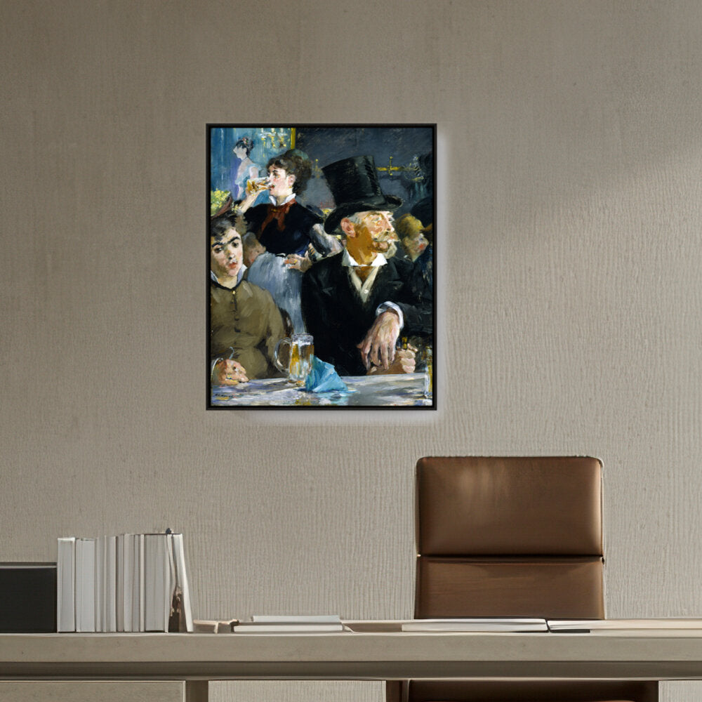 At The Caf̩ - FLOATING FRAME