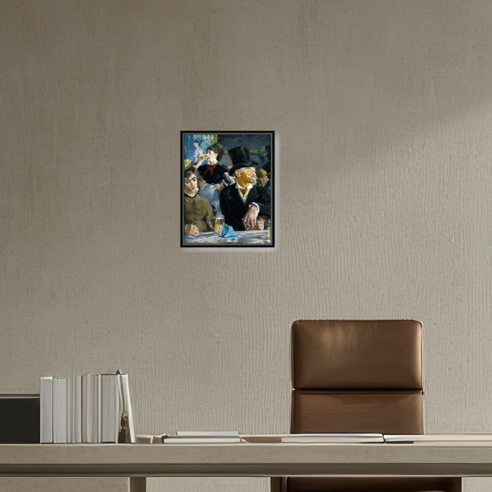 At The Caf̩ - FLOATING FRAME