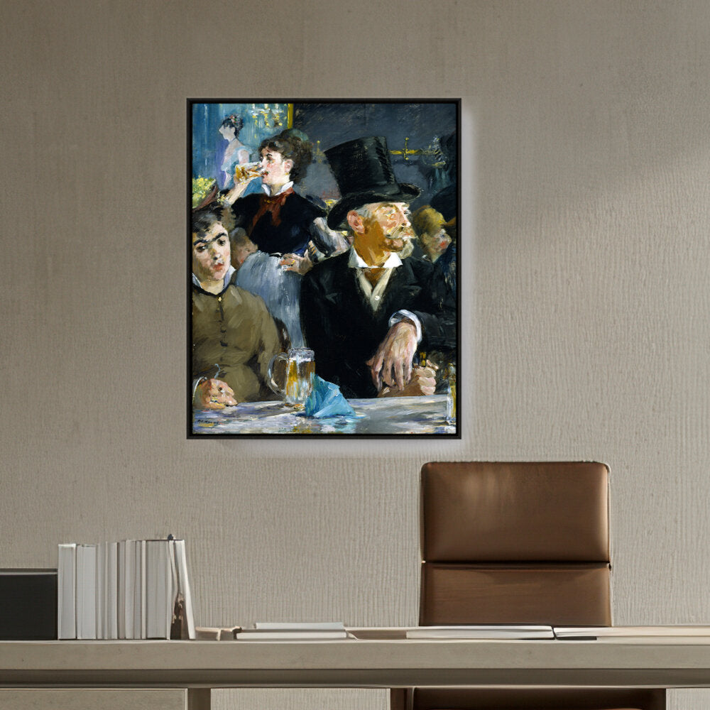 At The Caf̩ - FLOATING FRAME