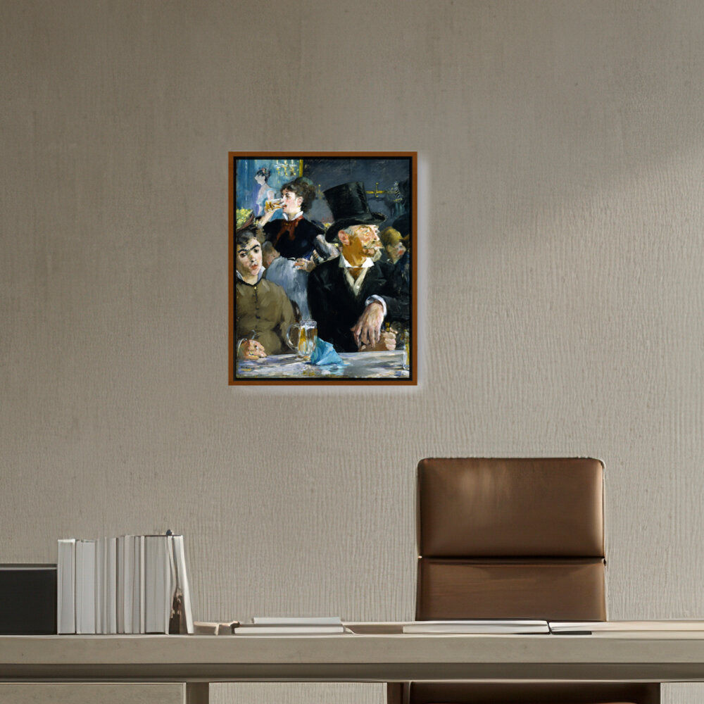 At The Caf̩ - FLOATING FRAME