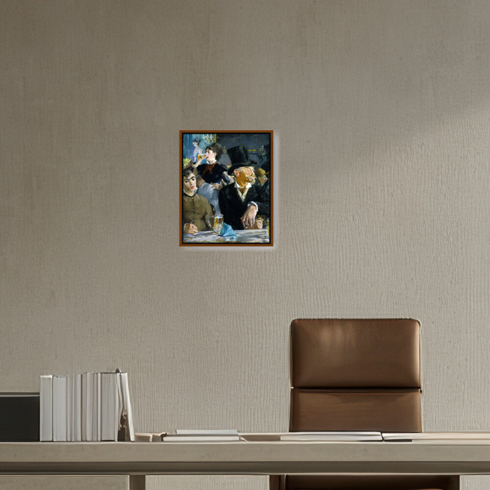 At The Caf̩ - FLOATING FRAME