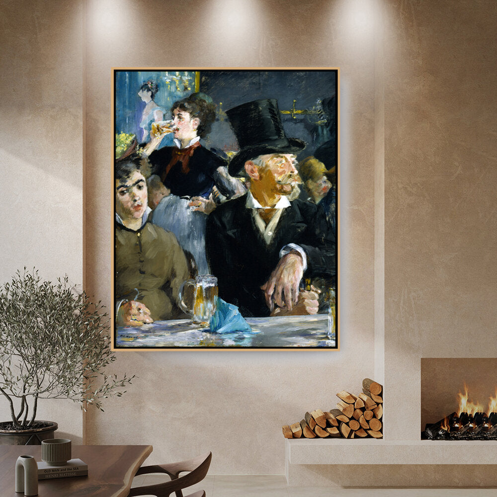 At The Caf̩ - FLOATING FRAME