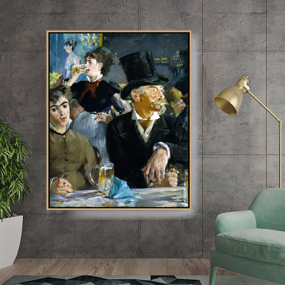 At The Caf̩ - FLOATING FRAME