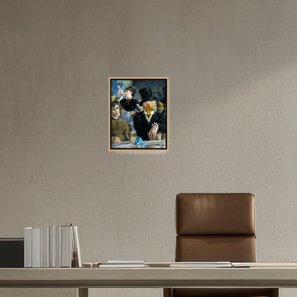 At The Caf̩ - FLOATING FRAME
