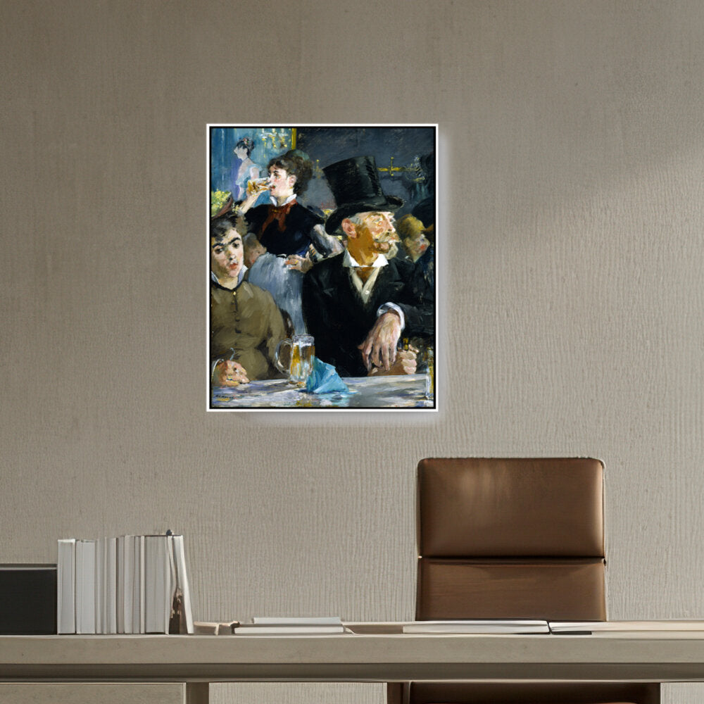 At The Caf̩ - FLOATING FRAME