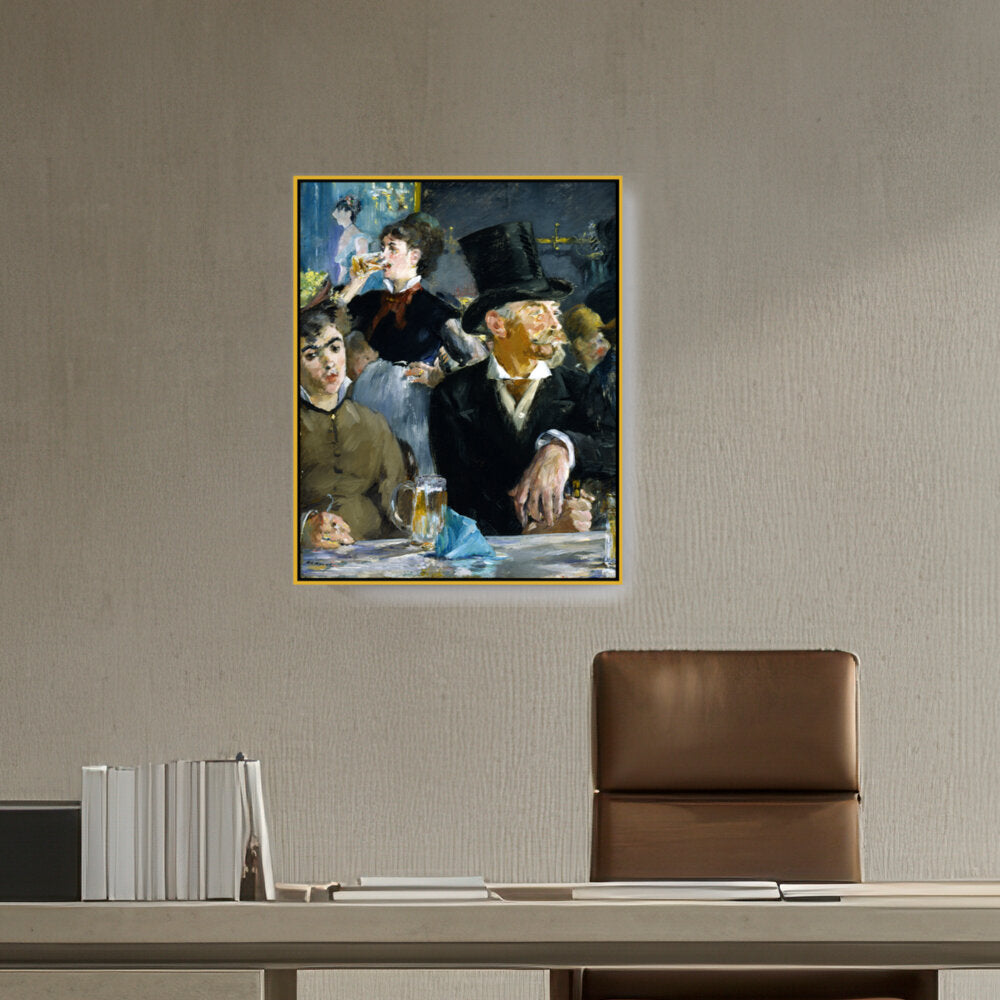 At The Caf̩ - FLOATING FRAME