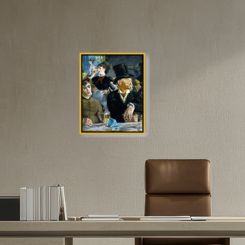 At The Caf̩ - FLOATING FRAME
