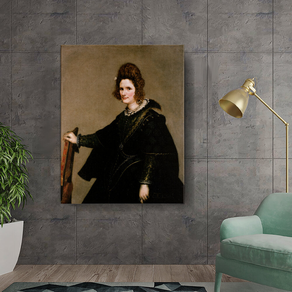 Elegant Lady In Black